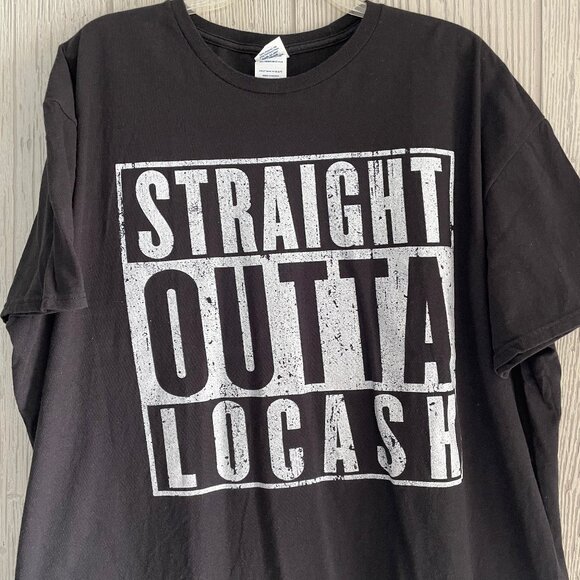 Straight Outta Locash 2XL T Shirt New NWoT Chris Rock Classic Comedy CB4 Movie - Picture 3 of 14